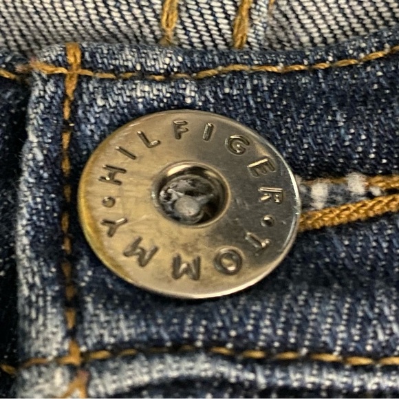 Tommy Hilfiger Petite Blue Denim Medium Wash Jeans Size 6 Made In Canada - Picture 5 of 11